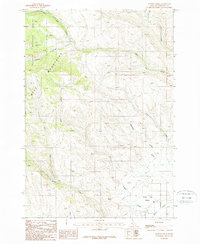 Hopper Creek 1987 topographic map thumbnail