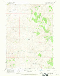 Horse Basin 1967 topographic map thumbnail