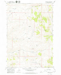 Horse Basin 1967 topographic map thumbnail