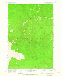 Horse Creek Butte 1962 topographic map thumbnail