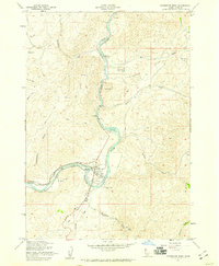 Horseshoe Bend 1957 topographic map thumbnail