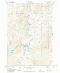 Horseshoe Bend 1957 topographic map preview