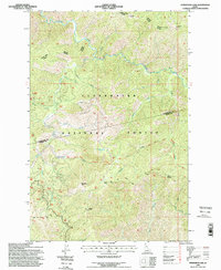Horseshoe Lake 1994 topographic map thumbnail