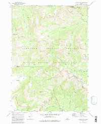 Horton Peak 1970 topographic map thumbnail