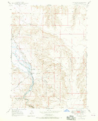 Hot Spring 1947 topographic map thumbnail