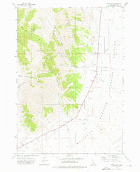 Howe Peak 1972 topographic map thumbnail
