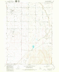 Hub Butte 1979 topographic map thumbnail