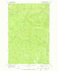 Huckleberry Mtn topographic map thumbnail