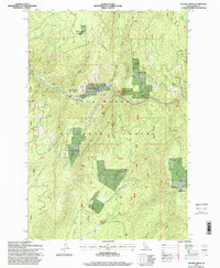 Hungry Ridge 1995 topographic map thumbnail