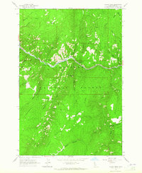 Hungry Ridge 1963 topographic map thumbnail