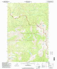 Hungry Rock 1995 topographic map thumbnail