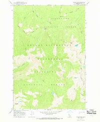 Hungry Rock 1966 topographic map thumbnail