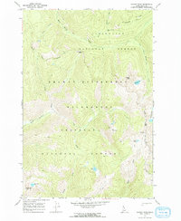 Hungry Rock 1966 topographic map thumbnail