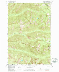 Hunter Peak 1966 topographic map thumbnail
