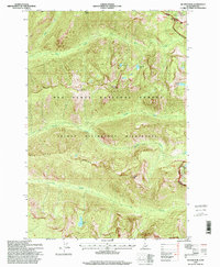 Hunter Peak 1995 topographic map thumbnail