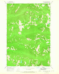 Hunter Peak 1966 topographic map thumbnail