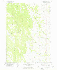 Hurry Up Creek 1973 topographic map thumbnail