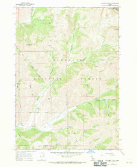 Hyndman Peak 1967 topographic map thumbnail