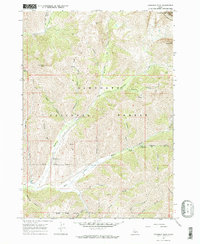 Hyndman Peak 1967 topographic map thumbnail