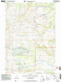 Ibex Peak 2001 topographic map thumbnail