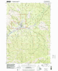 Idaho City 1998 topographic map thumbnail