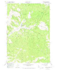 Idaho City 1957 topographic map thumbnail