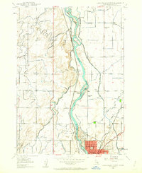 Idaho Falls North 1948 topographic map thumbnail