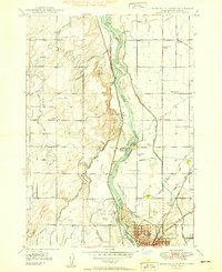 Idaho Falls North 1949 topographic map thumbnail