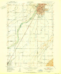 Idaho Falls South 1950 topographic map thumbnail