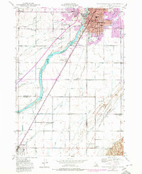 Idaho Falls South 1948 topographic map thumbnail