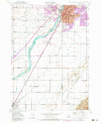 Idaho Falls South 1948 topographic map thumbnail