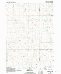 Indian Butte 1992 topographic map thumbnail