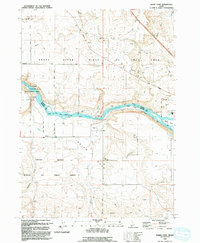 Indian Cove 1992 topographic map thumbnail