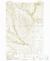 Indian Creek 1987 topographic map preview
