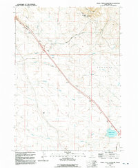 Indian Creek Reservoir 1992 topographic map thumbnail