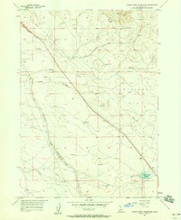 Indian Creek Reservoir 1957 topographic map preview