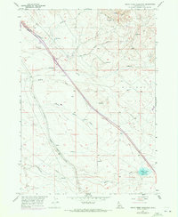Indian Creek Reservoir 1957 topographic map preview