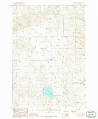 Indian Valley 1986 topographic map thumbnail