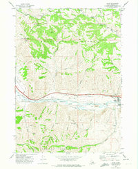 Inkom 1971 topographic map thumbnail