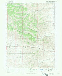 Ireland Springs 1968 topographic map thumbnail