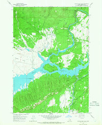 Island Park Dam 1964 topographic map thumbnail