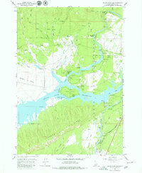 Island Park Dam 1964 topographic map thumbnail
