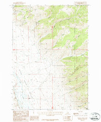 Italian Canyon 1987 topographic map thumbnail