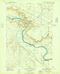 Jackass Butte 1948 topographic map thumbnail