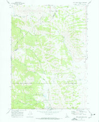 Jeff Cabin Creek 1968 topographic map thumbnail