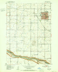 Jerome 1950 topographic map thumbnail