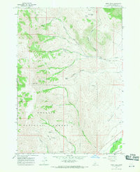 Jerry Peak 1967 topographic map thumbnail