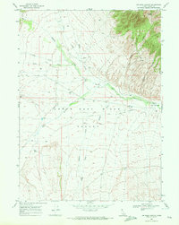 Jim Sage Canyon 1968 topographic map thumbnail