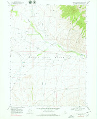 Jim Sage Canyon 1968 topographic map thumbnail