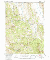 Johnson Creek 1949 topographic map thumbnail